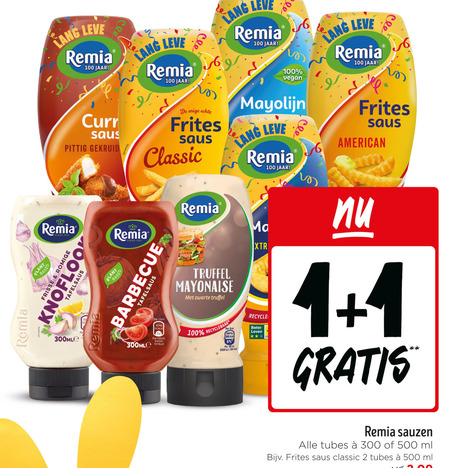 Remia   mayonaise, snacksaus folder aanbieding bij  Jumbo - details
