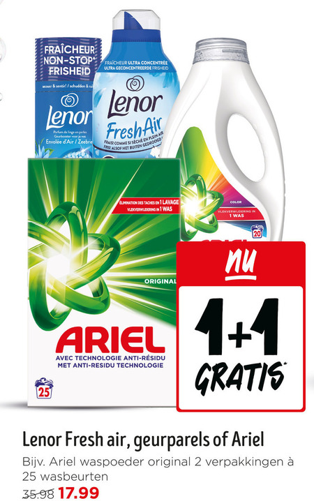 Lenor   wasmiddel, wasverzachter folder aanbieding bij  Jumbo - details