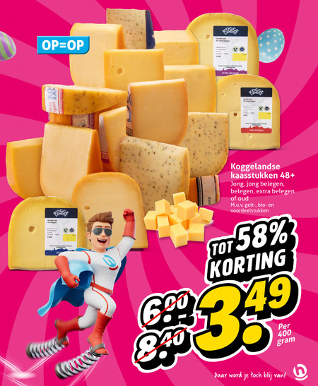 Koggelandse   kaas, kruidenkaas folder aanbieding bij  Hoogvliet - details