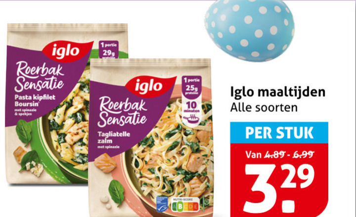 Iglo   diepvriesmaaltijd folder aanbieding bij  Hoogvliet - details