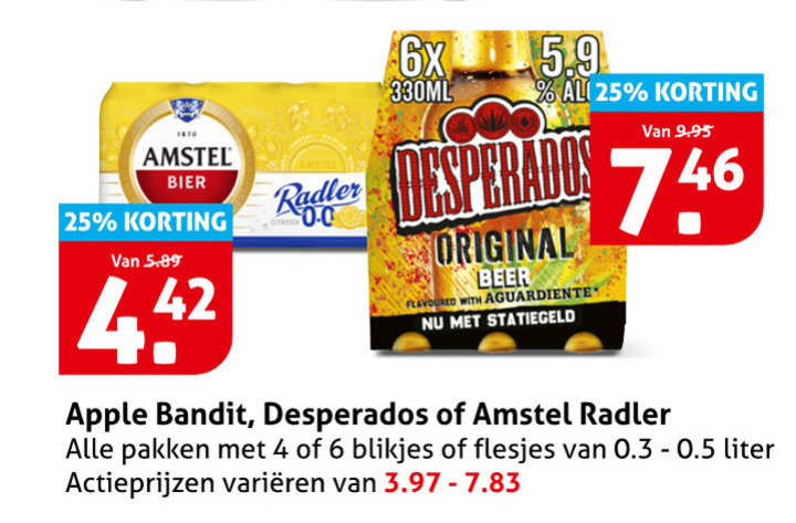 Desperados   speciaalbier folder aanbieding bij  Hoogvliet - details