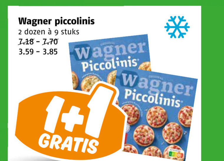 Wagner   diepvriespizza folder aanbieding bij  Poiesz - details