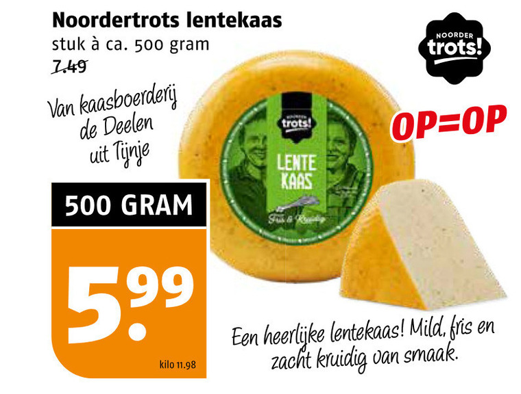 Noordertrots   kaas folder aanbieding bij  Poiesz - details