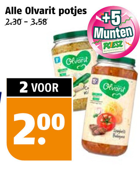 Olvarit   babyvoeding folder aanbieding bij  Poiesz - details