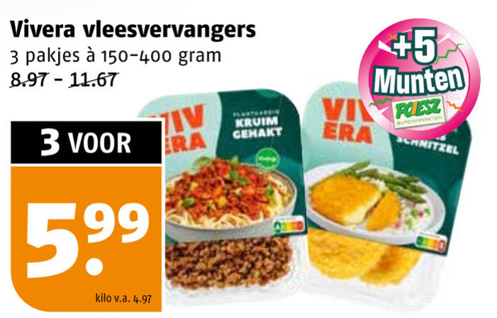 Vivera   vegetarisch folder aanbieding bij  Poiesz - details
