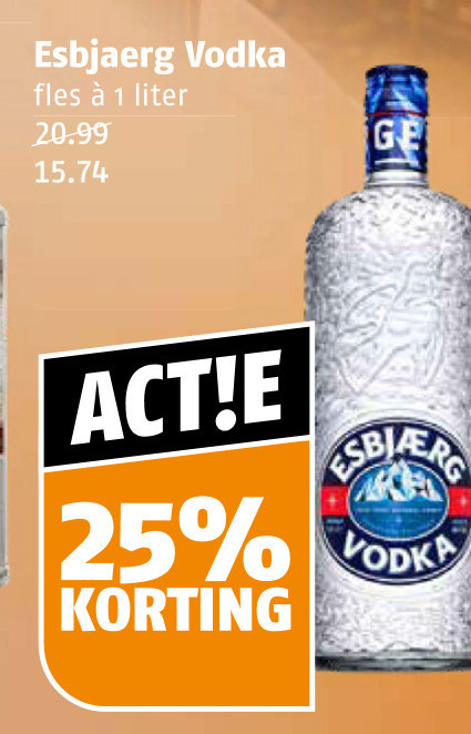 Esbjaerg   wodka folder aanbieding bij  Poiesz - details