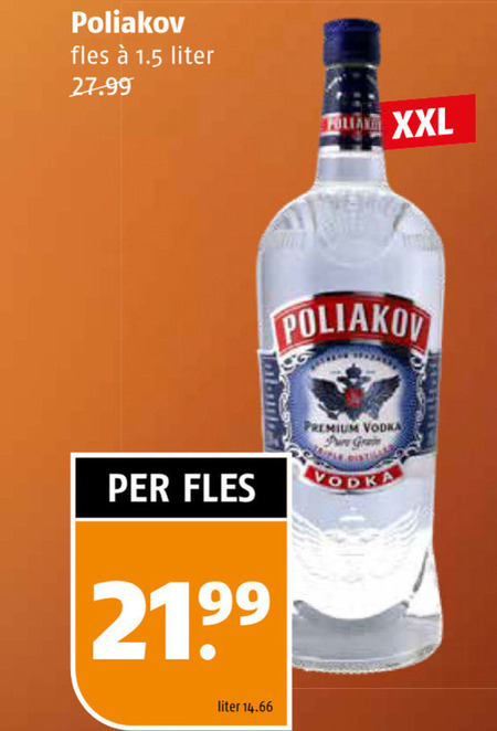 Poliakov   wodka folder aanbieding bij  Poiesz - details