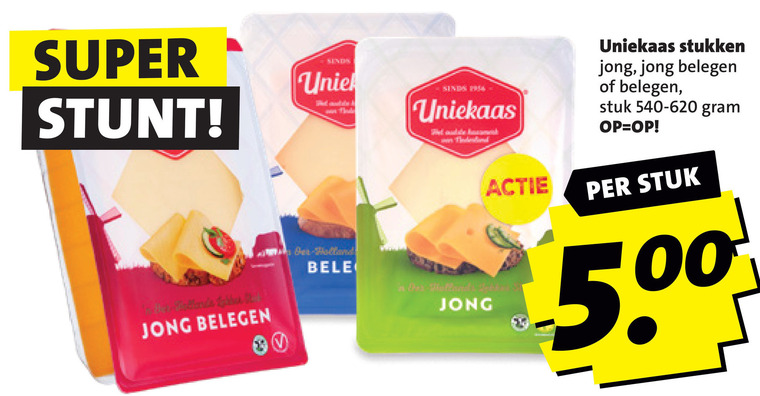 Uniekaas   kaasplakken folder aanbieding bij  Boni - details