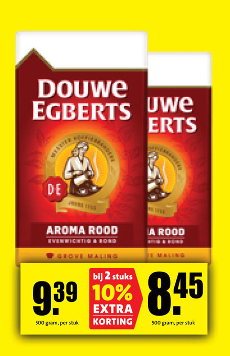 Douwe Egberts   koffie folder aanbieding bij  Boni - details