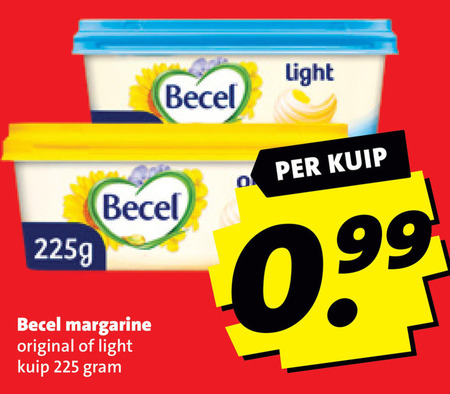 Becel   margarine folder aanbieding bij  Boni - details