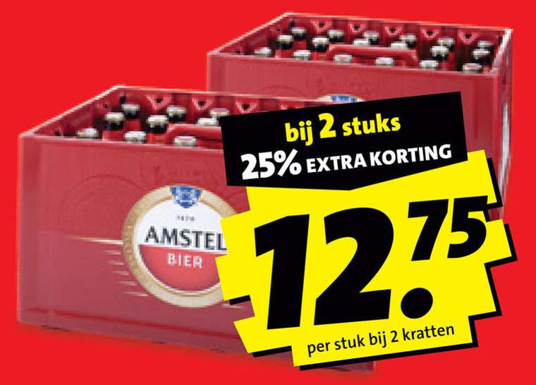 Amstel   krat bier folder aanbieding bij  Boni - details