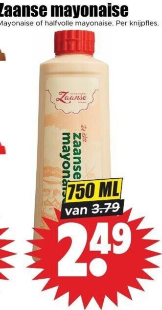wijngaarden mayonaise 750 zaanse halfvolle ml folder aanbieding bij Dirk Wijngaarden mayonaise folder aanbieding bij Dirk - details