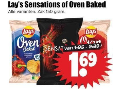 Lays   chips folder aanbieding bij  Dirk - details