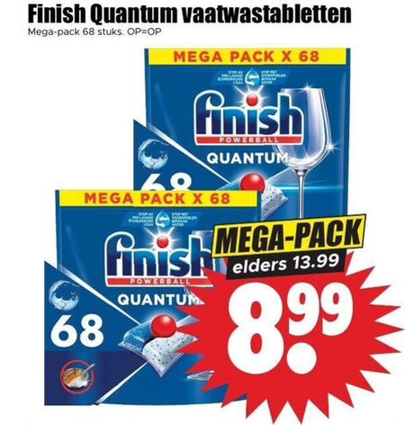 Finish   vaatwasmiddel folder aanbieding bij  Dirk - details