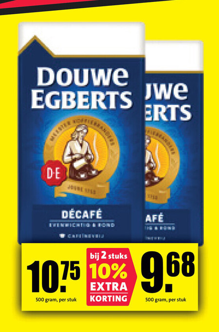douwe egberts koffie 2 10 500 1075 erts joline stuks stuk folder aanbieding bij Nettorama Douwe Egberts koffie folder aanbieding bij Nettorama - details