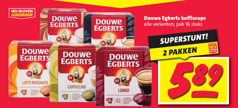 Douwe Egberts   dolce gusto capsules folder aanbieding bij  Nettorama - details