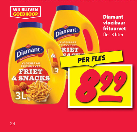 Diamant   frituurvet folder aanbieding bij  Nettorama - details