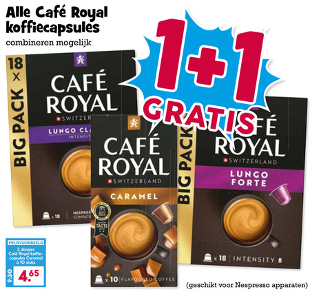 Cafe Royal   koffiecups folder aanbieding bij  Boons&nbsp;Markt - details