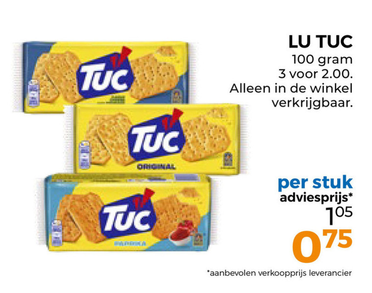 Lu Tuc   zoutje folder aanbieding bij  Trekpleister - details