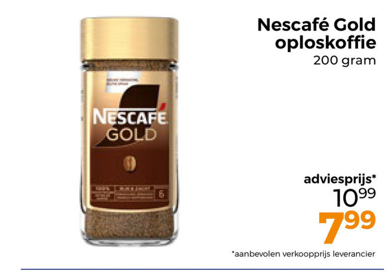 Nescafe   oploskoffie folder aanbieding bij  Trekpleister - details
