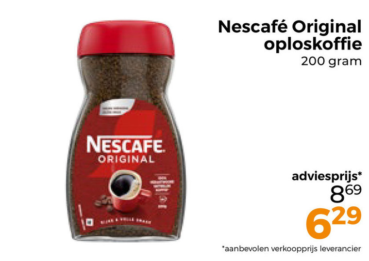 Nescafe   oploskoffie folder aanbieding bij  Trekpleister - details