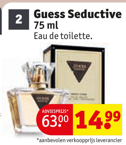 guess eau de toilette 2 seductive ml folder aanbieding bij Kruidvat Guess eau de toilette folder aanbieding bij Kruidvat - details