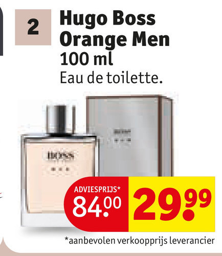 Hugo Boss   eau de toilette folder aanbieding bij  Kruidvat - details