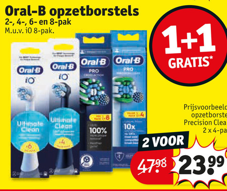 Braun Oral-B   opzetborstel folder aanbieding bij  Kruidvat - details