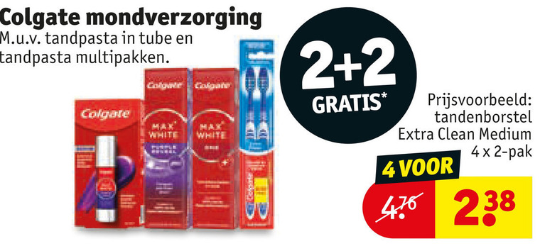 Colgate   tandpasta folder aanbieding bij  Kruidvat - details