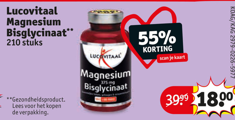 Lucovitaal   voedingssupplement folder aanbieding bij  Kruidvat - details