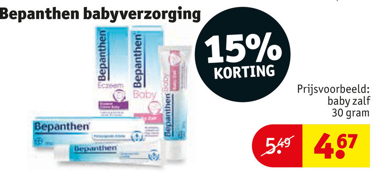 Bepanthen   babyverzorging folder aanbieding bij  Kruidvat - details