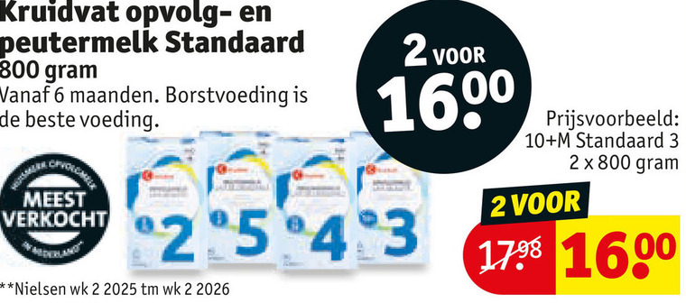 Kruidvat Huismerk   opvolgmelk folder aanbieding bij  Kruidvat - details