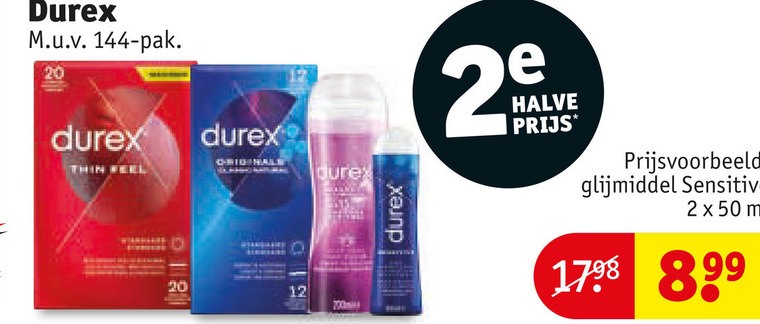 Durex   condooms folder aanbieding bij  Kruidvat - details