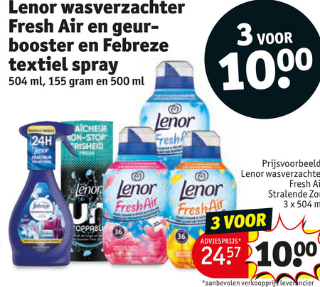 Lenor   wasverzachter folder aanbieding bij  Kruidvat - details