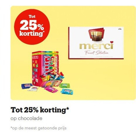 Merci   chocolade folder aanbieding bij  Bol.com - details