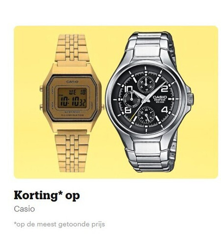 Casio   horloge folder aanbieding bij  Bol.com - details