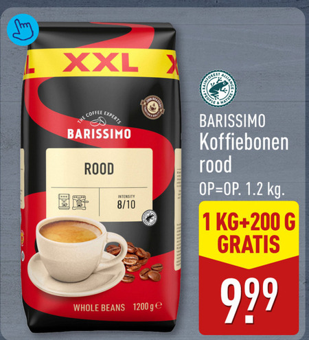 Barissimo   koffiebonen folder aanbieding bij  Aldi - details