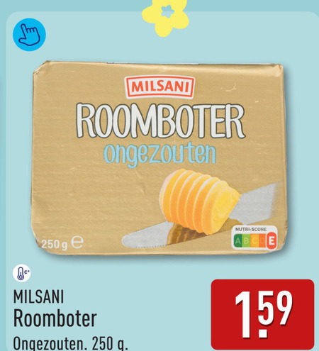 Milsani   roomboter folder aanbieding bij  Aldi - details