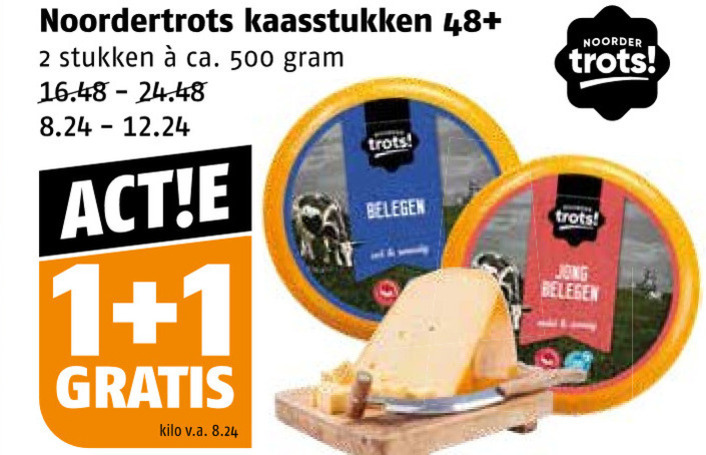 Noordertrots   kaas folder aanbieding bij  Poiesz - details
