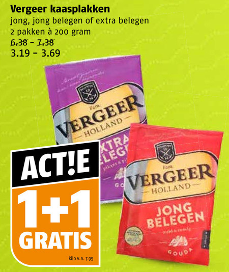 Vergeer   kaasplakken folder aanbieding bij  Poiesz - details