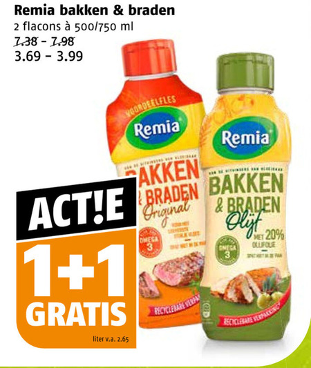 Remia   olie en vetten folder aanbieding bij  Poiesz - details