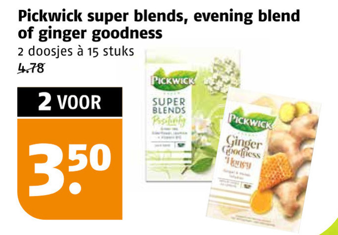Pickwick   thee folder aanbieding bij  Poiesz - details