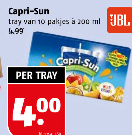 Capri-Sun   fruitdrank folder aanbieding bij  Poiesz - details