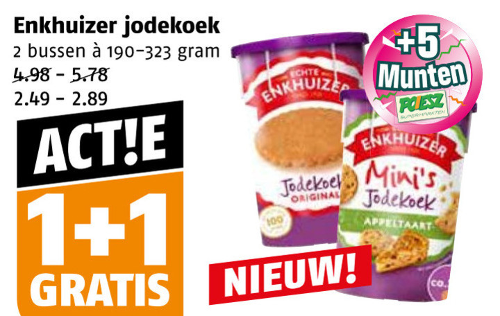 Enkhuizer   koek folder aanbieding bij  Poiesz - details