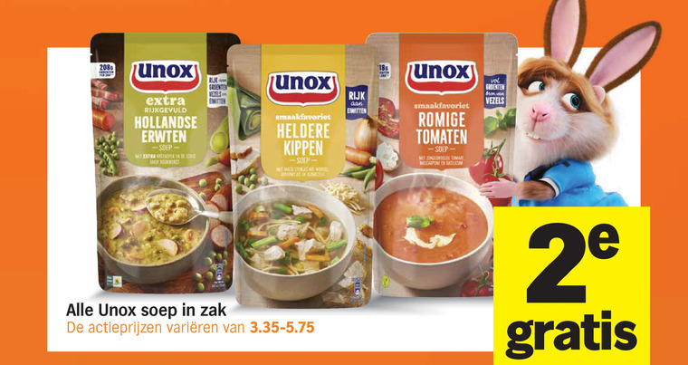 Unox   soep folder aanbieding bij  Albert&nbsp;Heijn - details