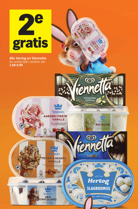 Hertog   ijstaart, ijsspecialiteit folder aanbieding bij  Albert&nbsp;Heijn - details
