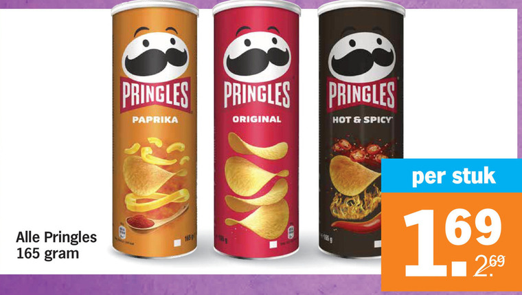 Pringles   chips folder aanbieding bij  Albert&nbsp;Heijn - details