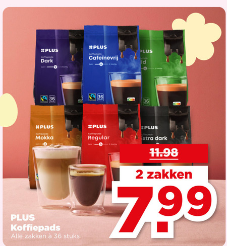 Plus Huismerk   koffiepad folder aanbieding bij  Plus - details