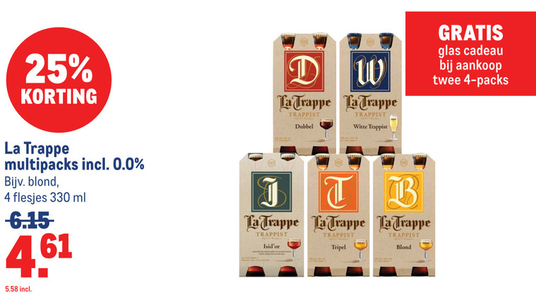 La Trappe   speciaalbier folder aanbieding bij  Makro - details