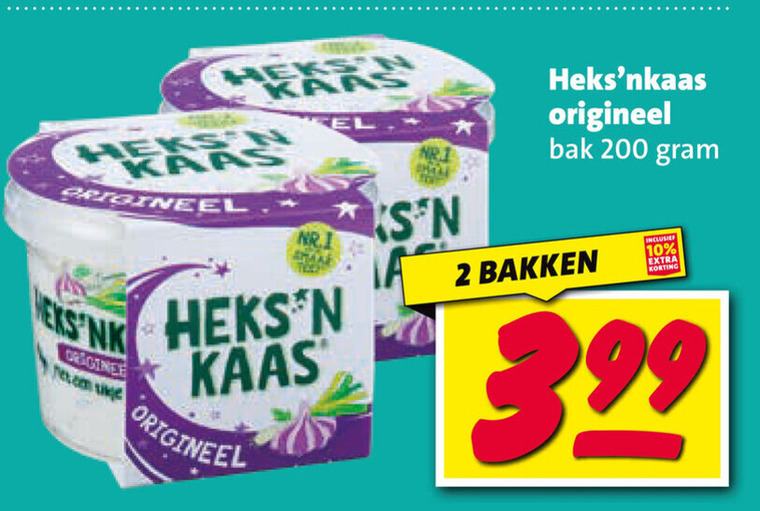 heksnkaas roomkaas 2 10 200 heks origineel kaas bak bakken 3.99 folder aanbieding bij Nettorama Heksnkaas roomkaas folder aanbieding bij Nettorama - details